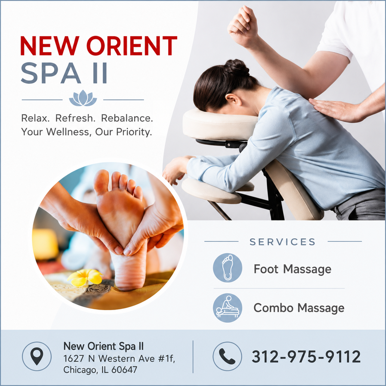 Chair massage is a type of massage therapy that is performed on a client while they are in a seated position.
The chair is often a particular massage therapy portable chair that the client can
comfortably sit or kneel on, with a head and face support.