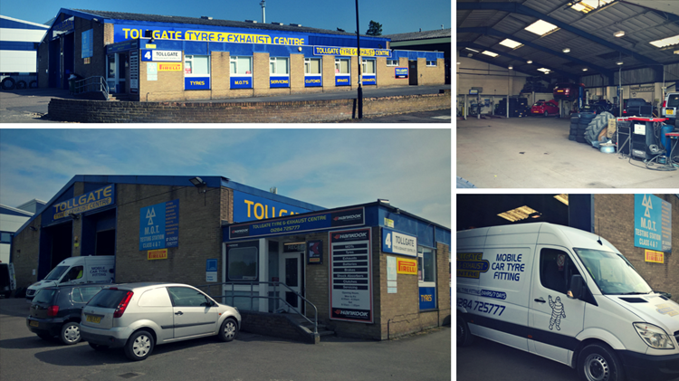 Tollgate Tyre and Exhaust Centre Bury St Edmunds 01284 725777