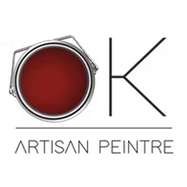 Ok Artisan Peintre Logo