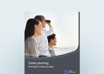 Estate planning guide cover page.