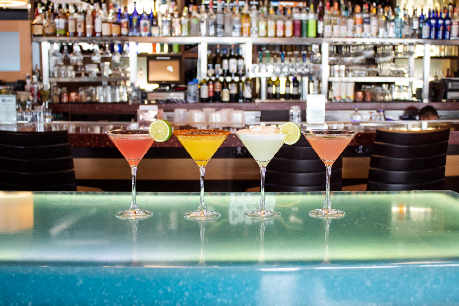 Take in the ocean views while dining on our Terrace or enjoy one of our signature martinis in the lounge.