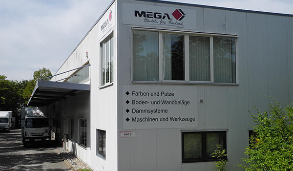 Standortbild MEGA eG Garching, Großhandel für Maler, Bodenleger und Stuckateure
