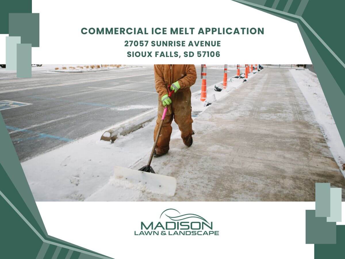 commercial ice melt application