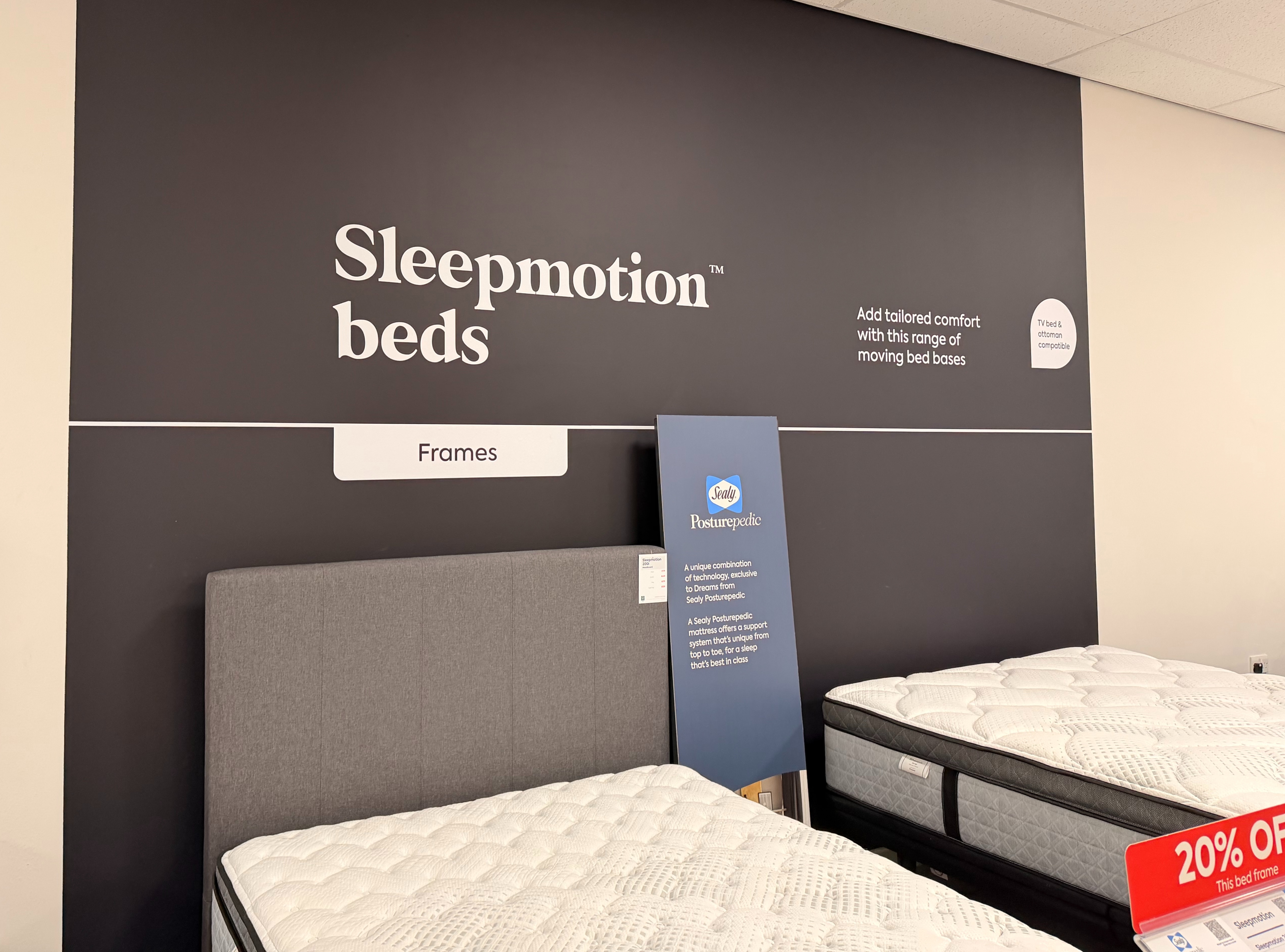 Sleepmotion adjustable beds