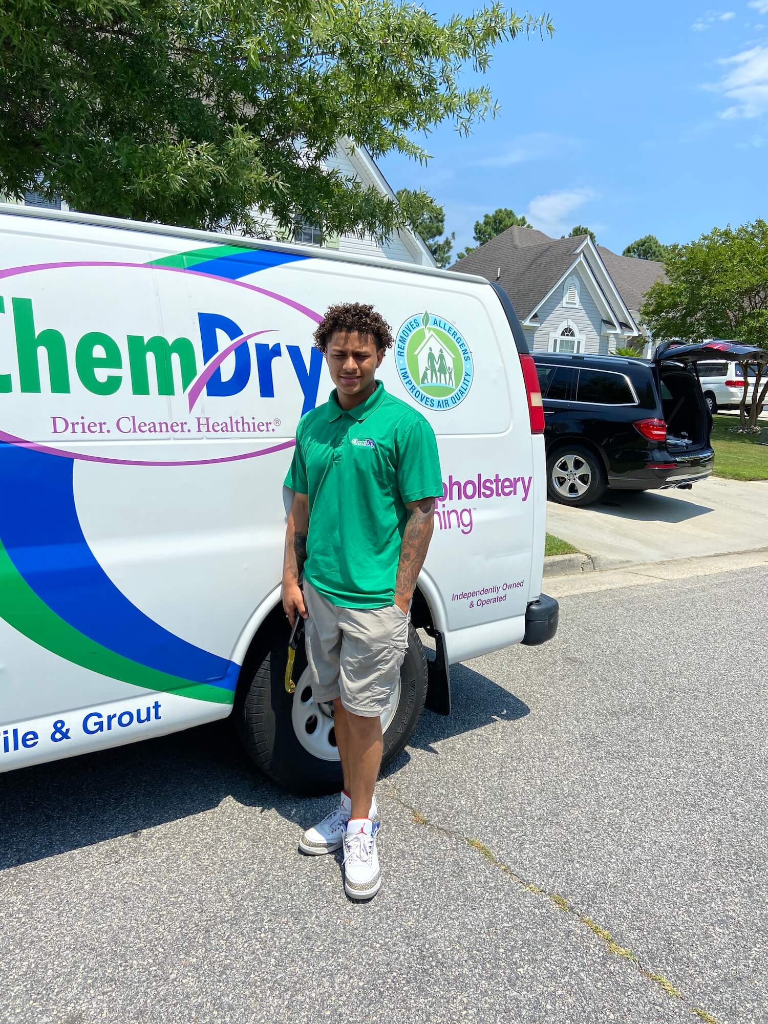Ramon, Southside Chem-Dry cleaning technician