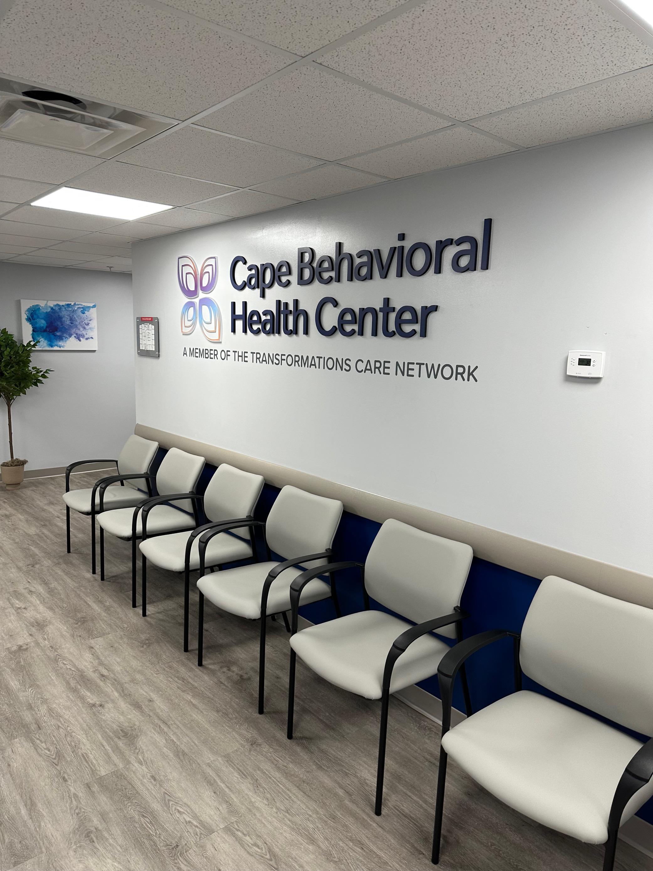 Cape Behavioral Health Center Waiting Room.