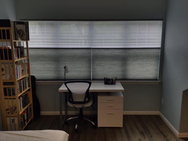 Want total control over lighting? This Ossining home has the perfect solution! We installed Trilight Honeycomb Shades, which look amazing—and let you customize your lighting! #BudgetBlindsOssining #TrilightShades #OssiningNY #FreeConsultation #WindowWednesday