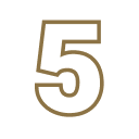 Number 5 icon.