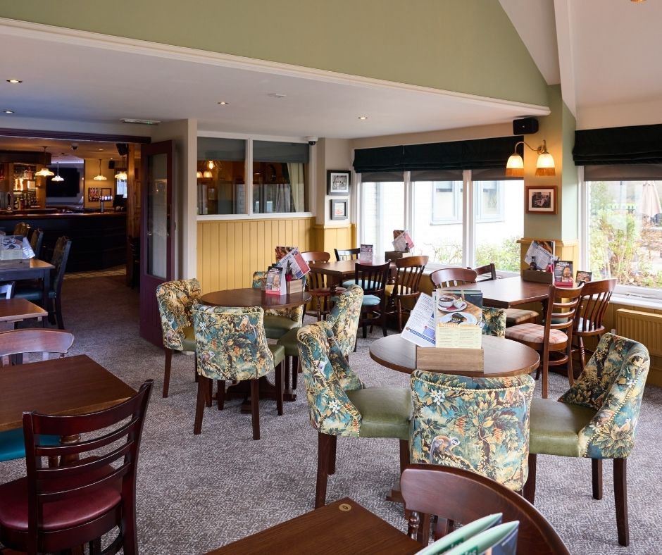 The Eight Towers pub dining area