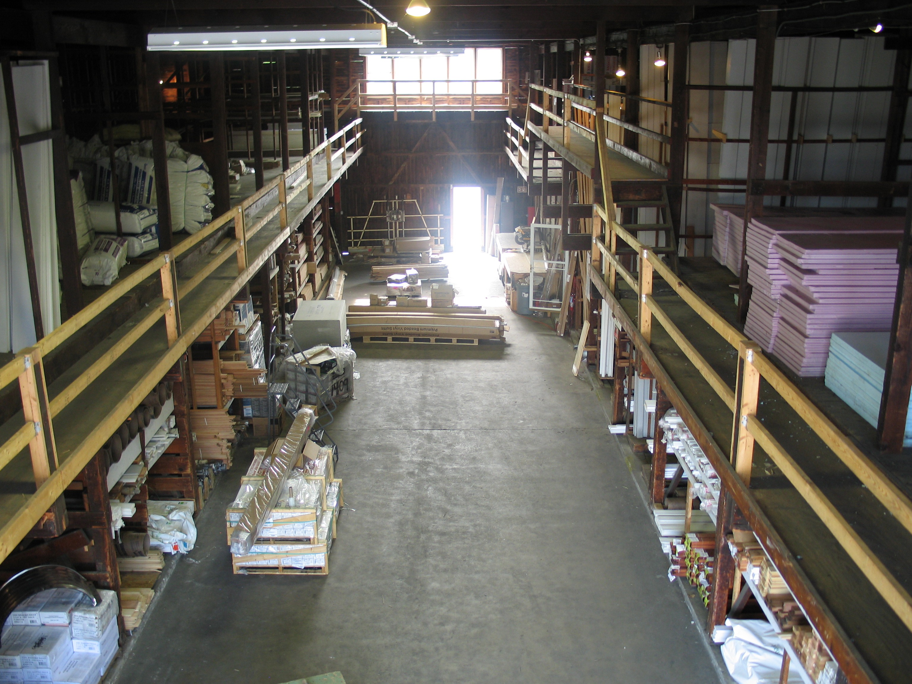 Lumberyard Warehouse Inventory: Insulation and Engineered Wood