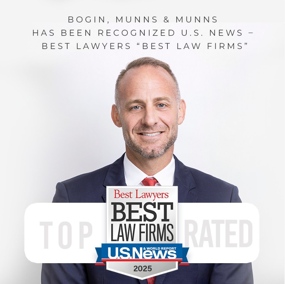 Bogin, Munns & Munns recognized as Best Law Firm 2025 by US News