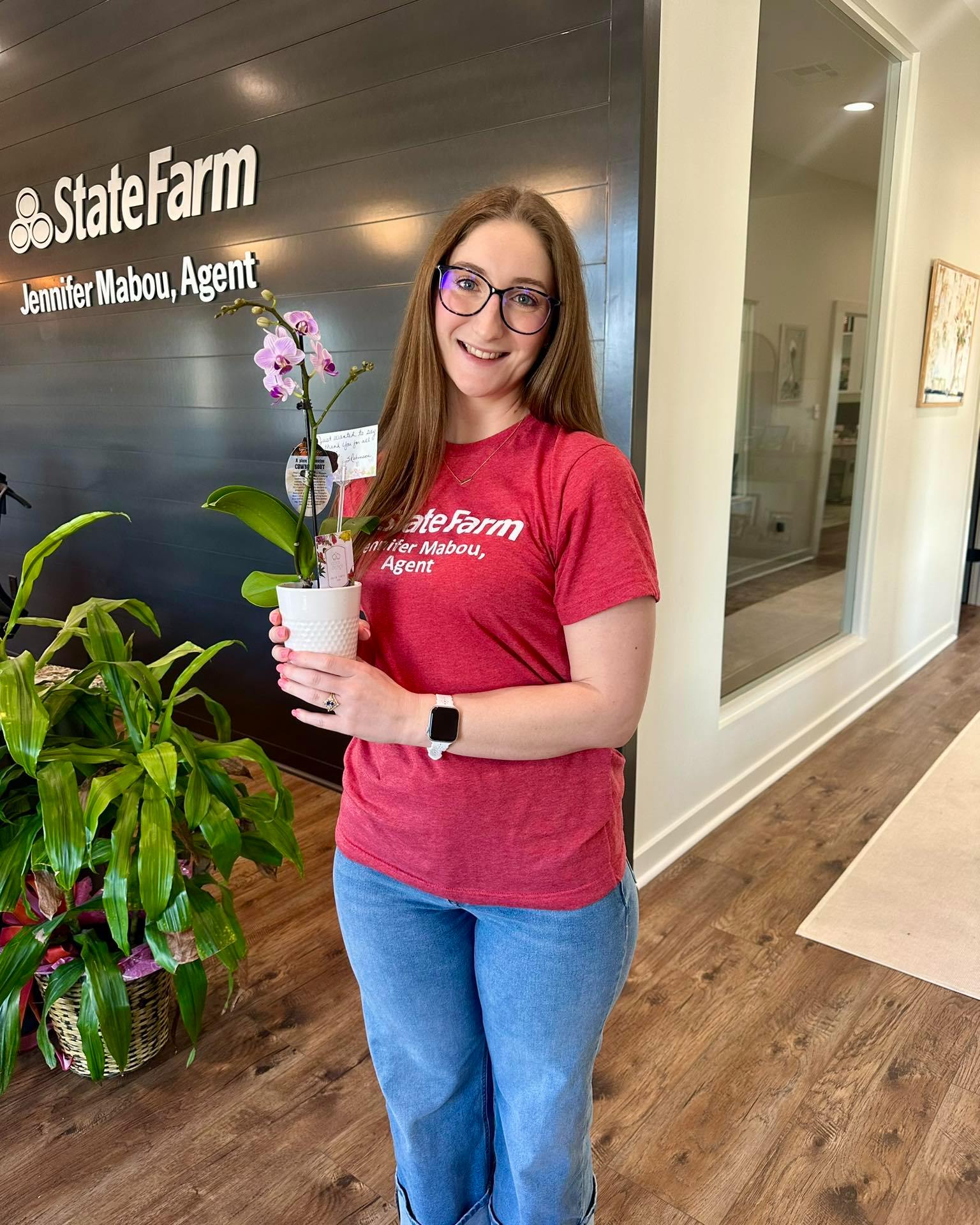 Mallory received a token of appreciation this morning for helping someone with the process, even though they weren&rsquo;t our customer. We take service to the next level.