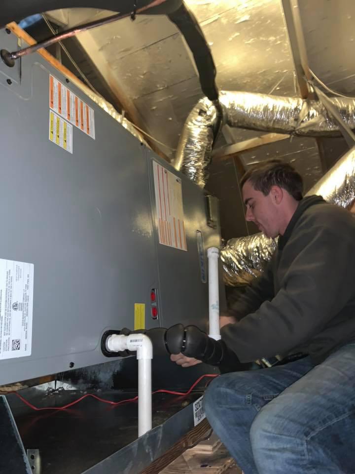 Nick out performing a QC follow up from a recent 410a 16 seer Air Handler & Condenser change out.