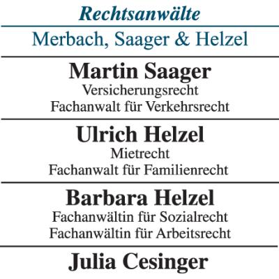 Rechtsanwälte Merbach, Saager & Helzel in Ansbach - Logo