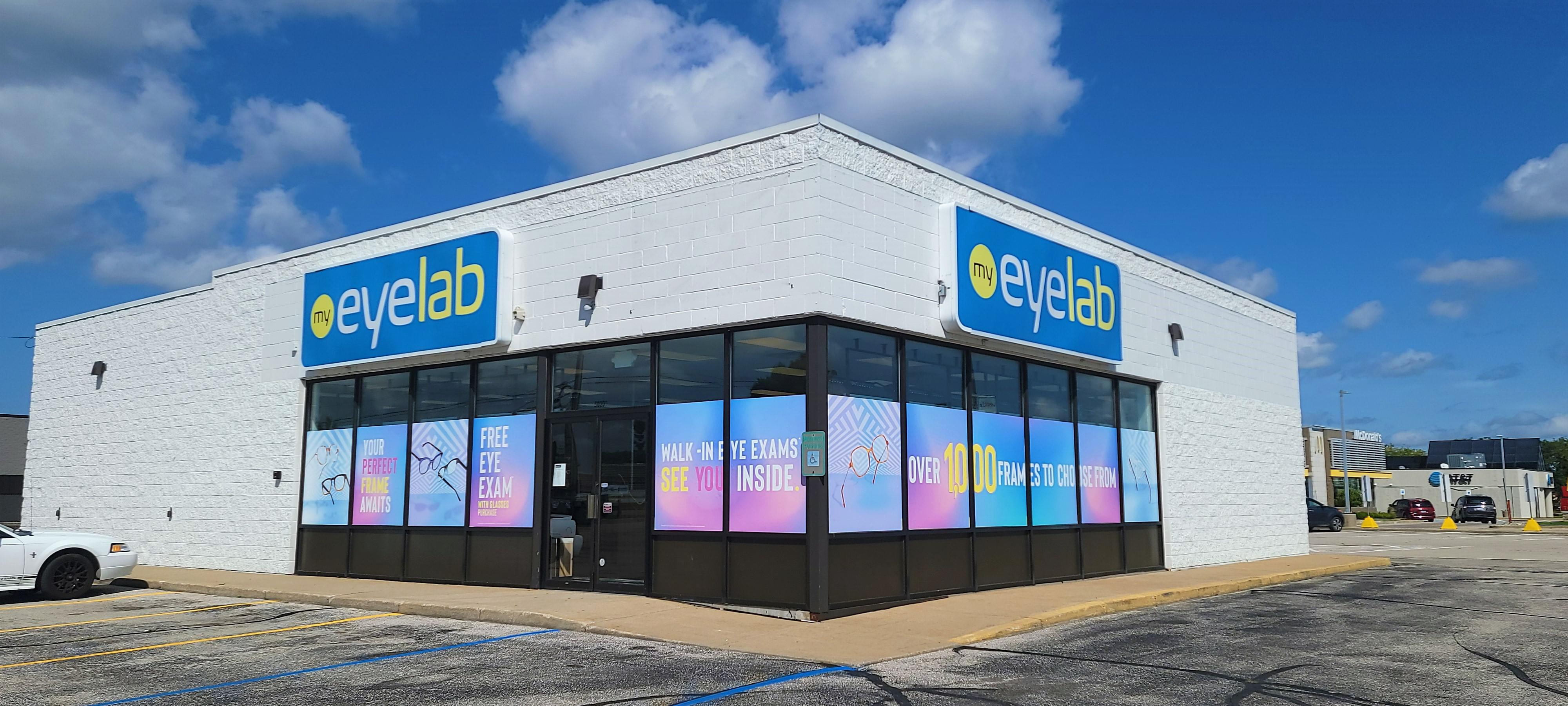 Storefront at My Eyelab optical store in Saginaw, MI 48604