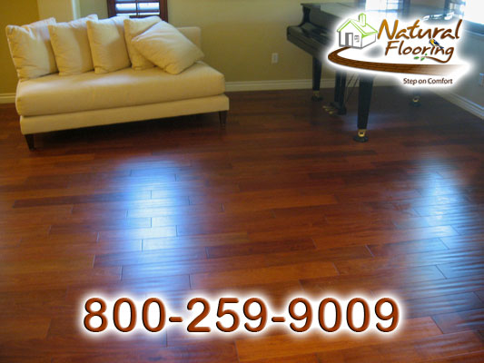 Santos Mahogany Handscraped Wood Floor