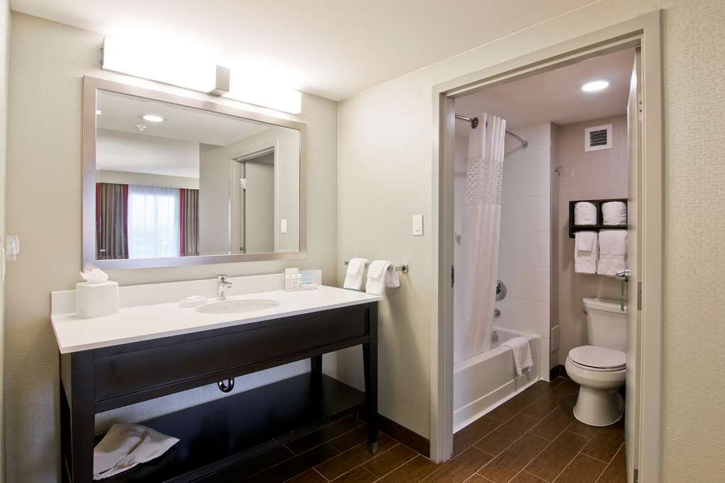 Guest room bath Hampton Inn & Suites by Hilton Toronto Markham Markham (905)752-5600