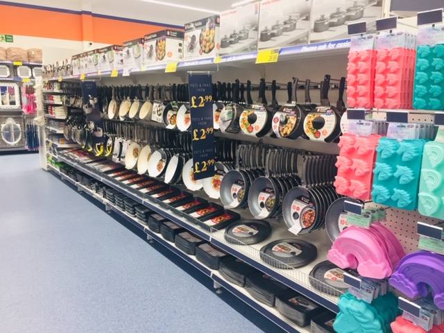B&M's brand new store in Brislington stocks an extensive range of kitchen essentials, from cookware and utensils to placemats, dinnerware and glassware.