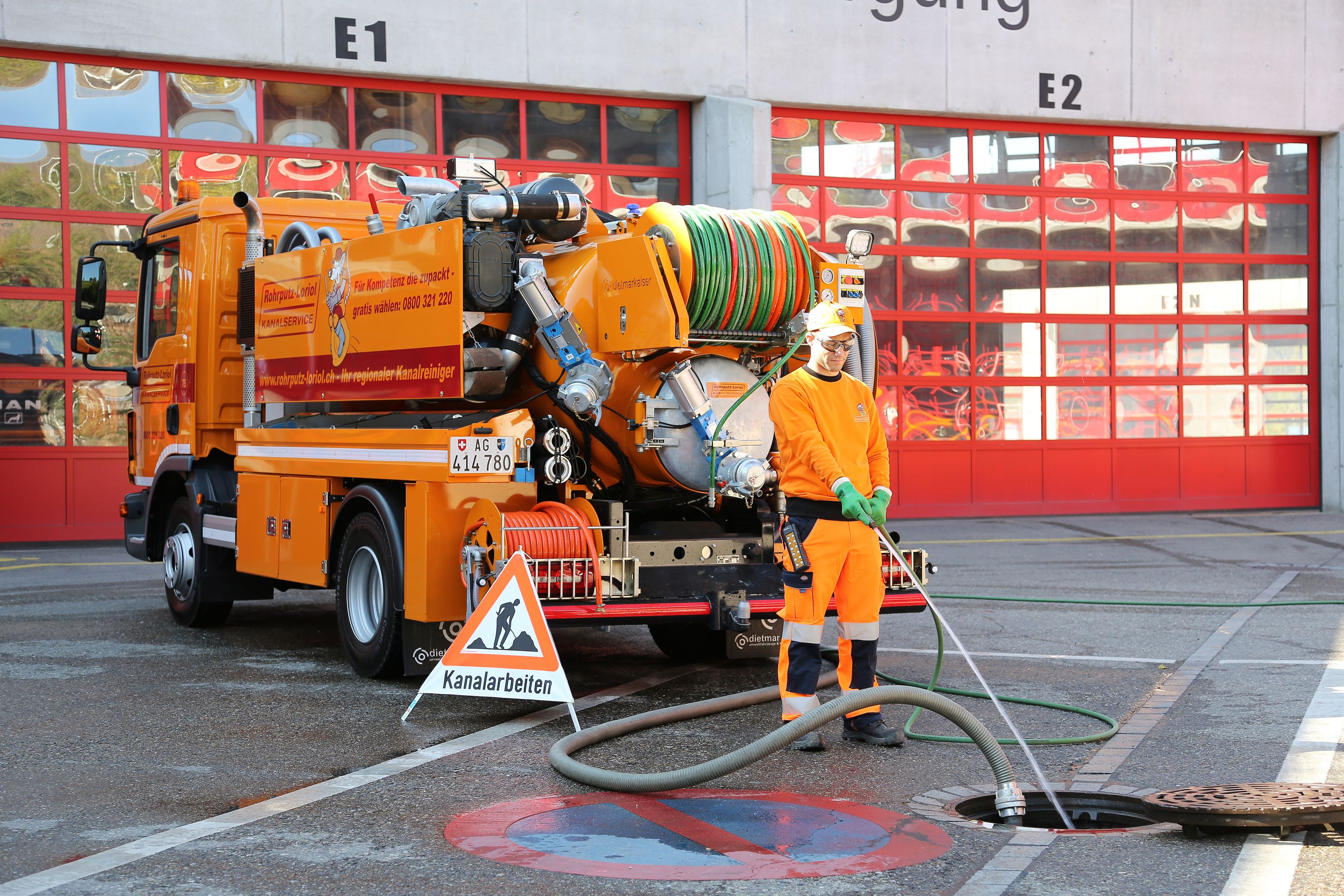 Bilder Rohrputz-Loriol AG Kanalservice