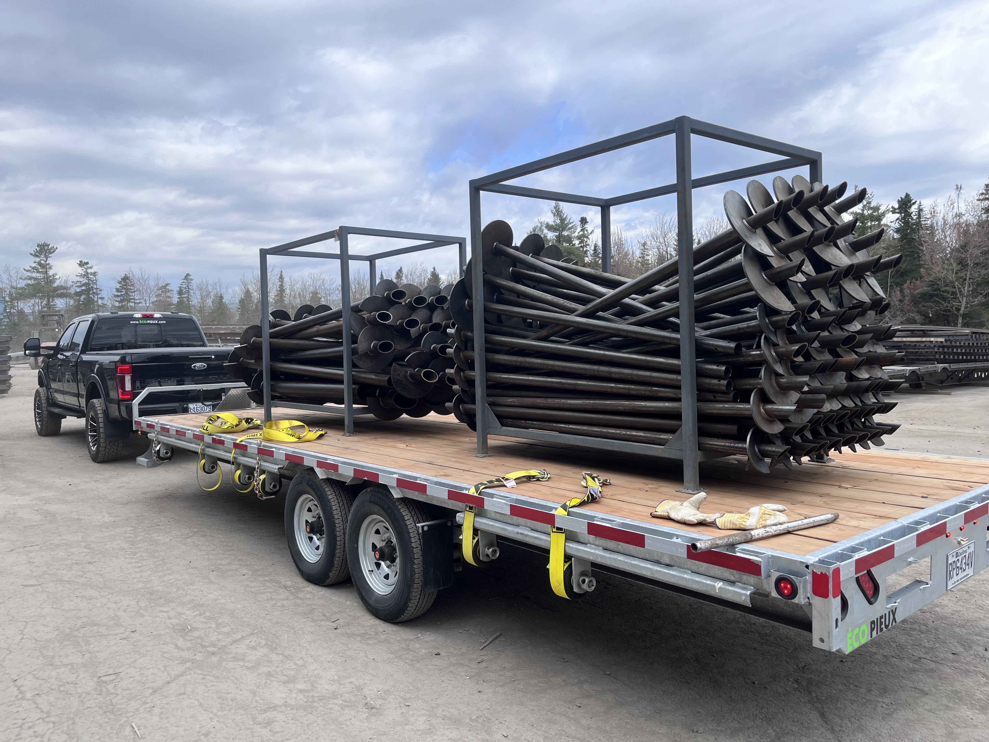 Images Pieux vissés Éco Pieux Bas St-Laurent