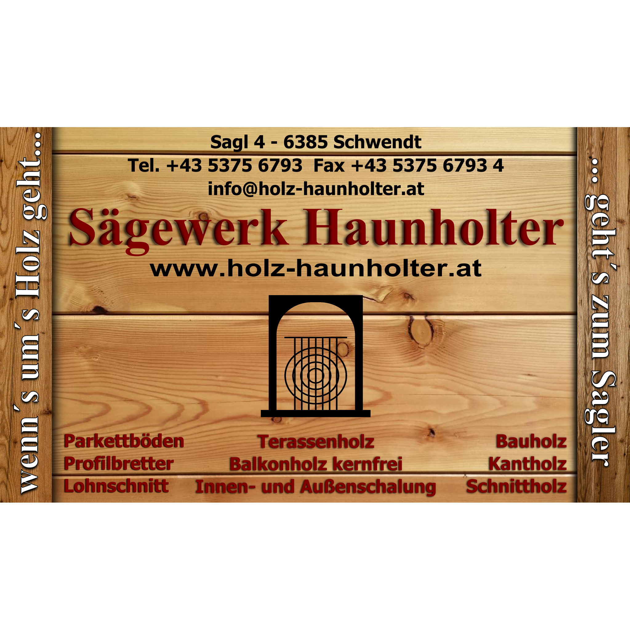 Haunholter Sebastian - Sägewerk & Holzhandel Logo