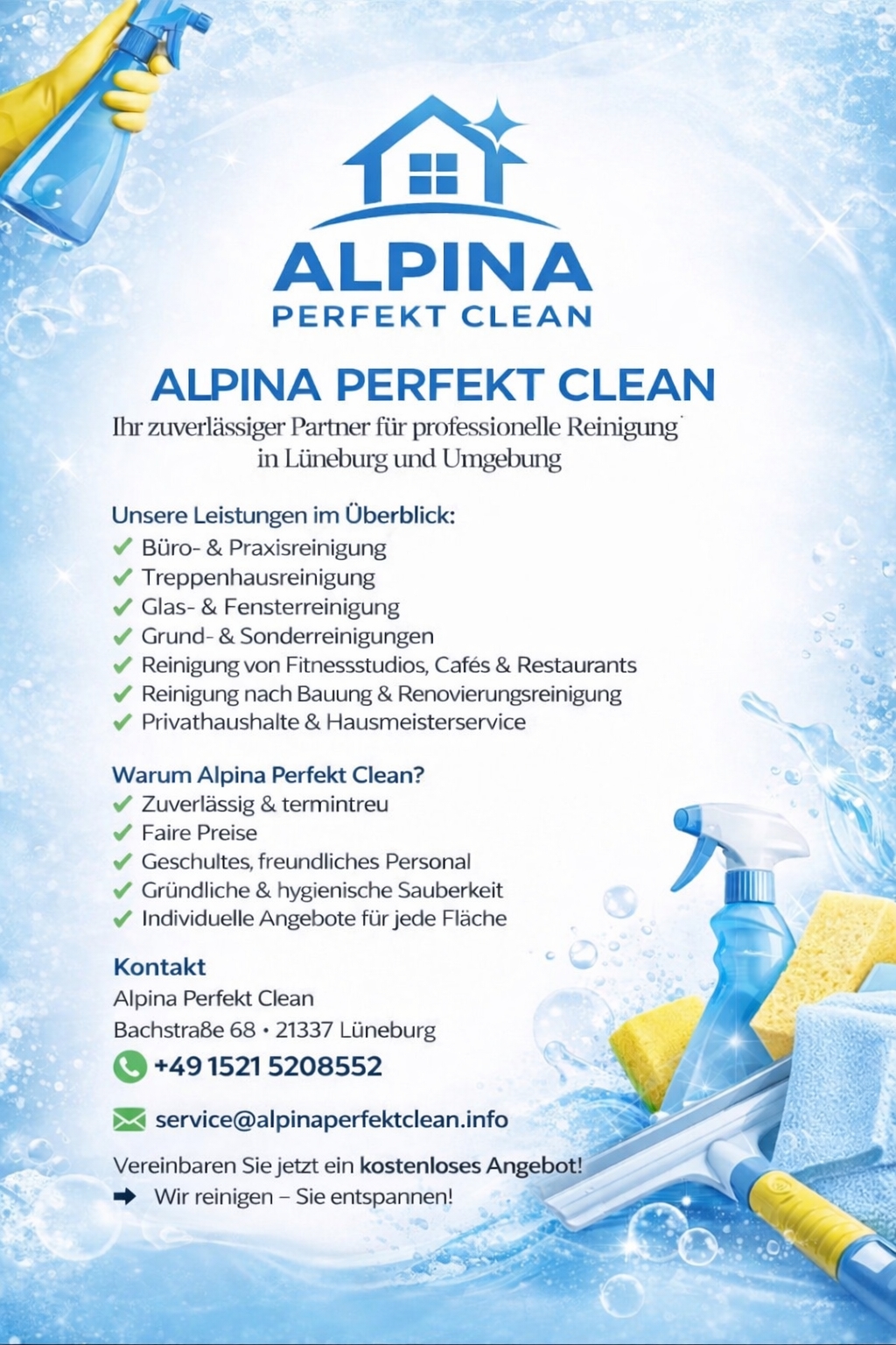AlpinaPerfektClean, Bachstr. 68 in Lüneburg
