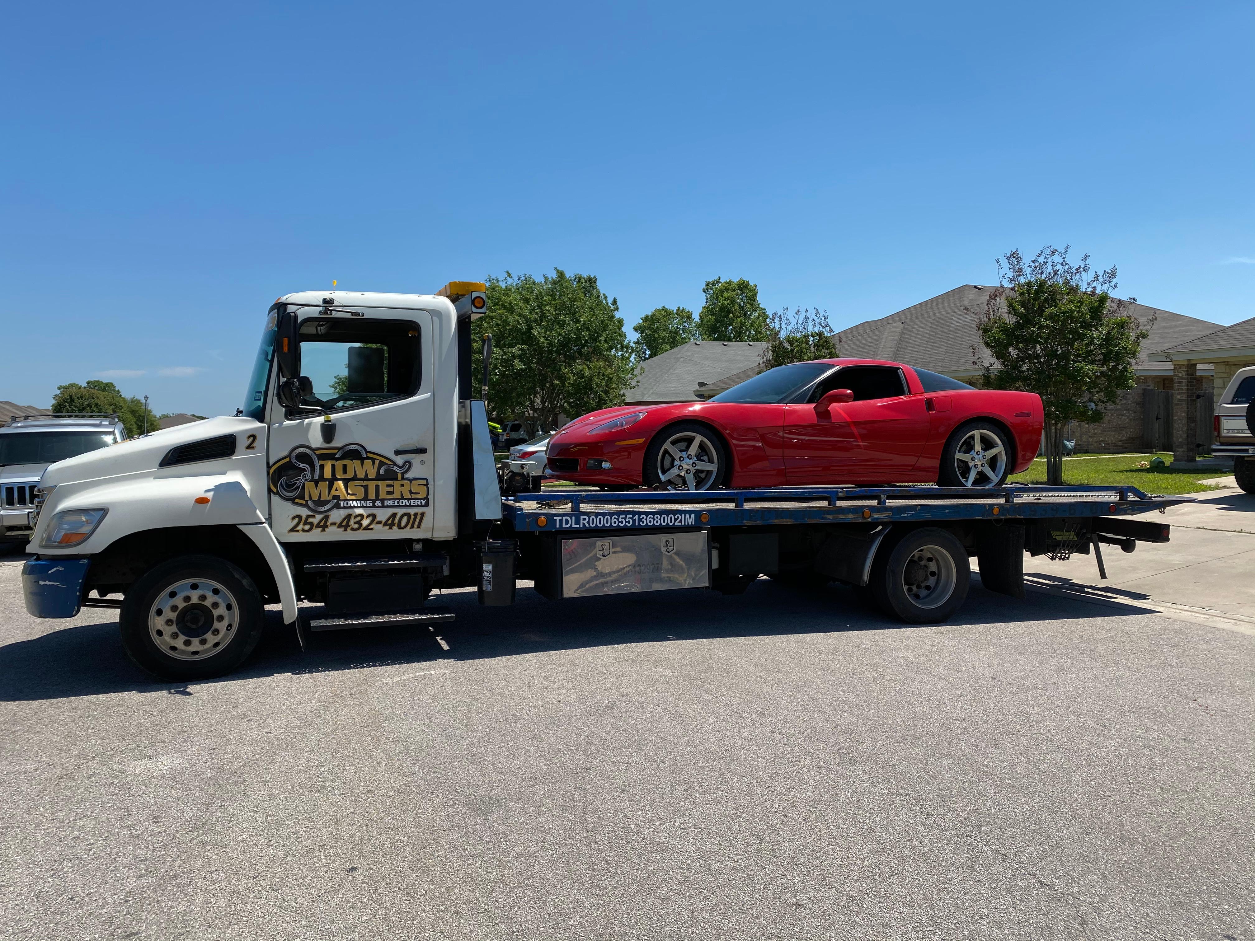 Contact us for Towing Services! Tow Masters Towing & Recovery Killeen (254)432-4011