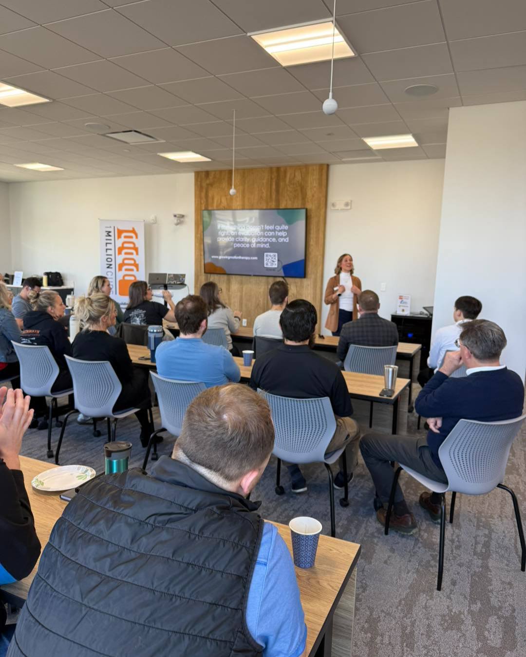 Another informative presentation at 1 Million Cups Dubuque this week. This format offers a great opportunity to learn more about small businesses in the Dubuque area and stay connected with the local business community.