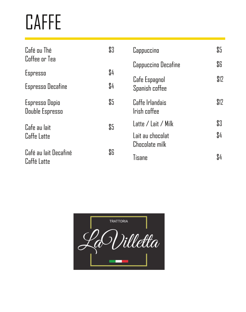 Images Trattoria La Villetta
