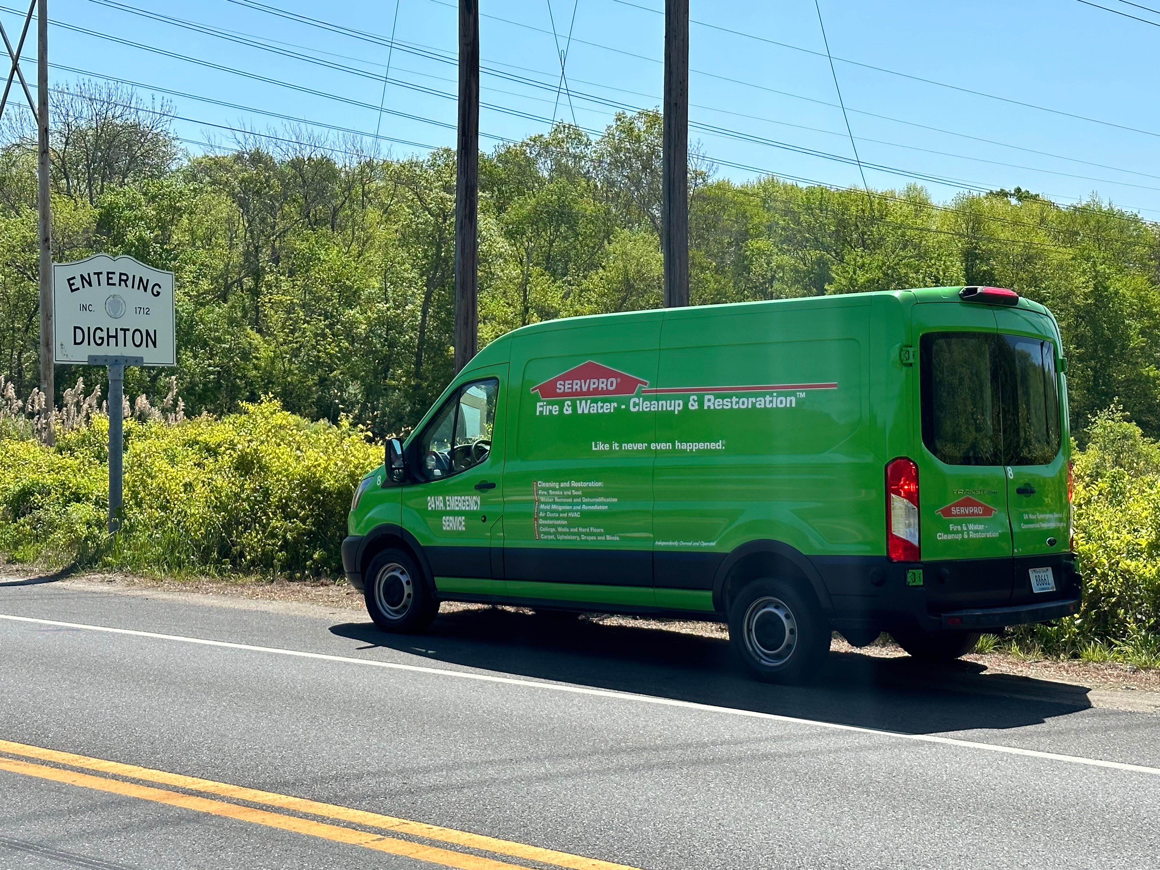 When disaster strikes, SERVPRO of  Taunton/Mansfield is here to help. Our full-service emergency response team is equipped to handle water, fire, and mold emergencies in Chartley, MA with speed and efficiency. Give us a call to schedule services!