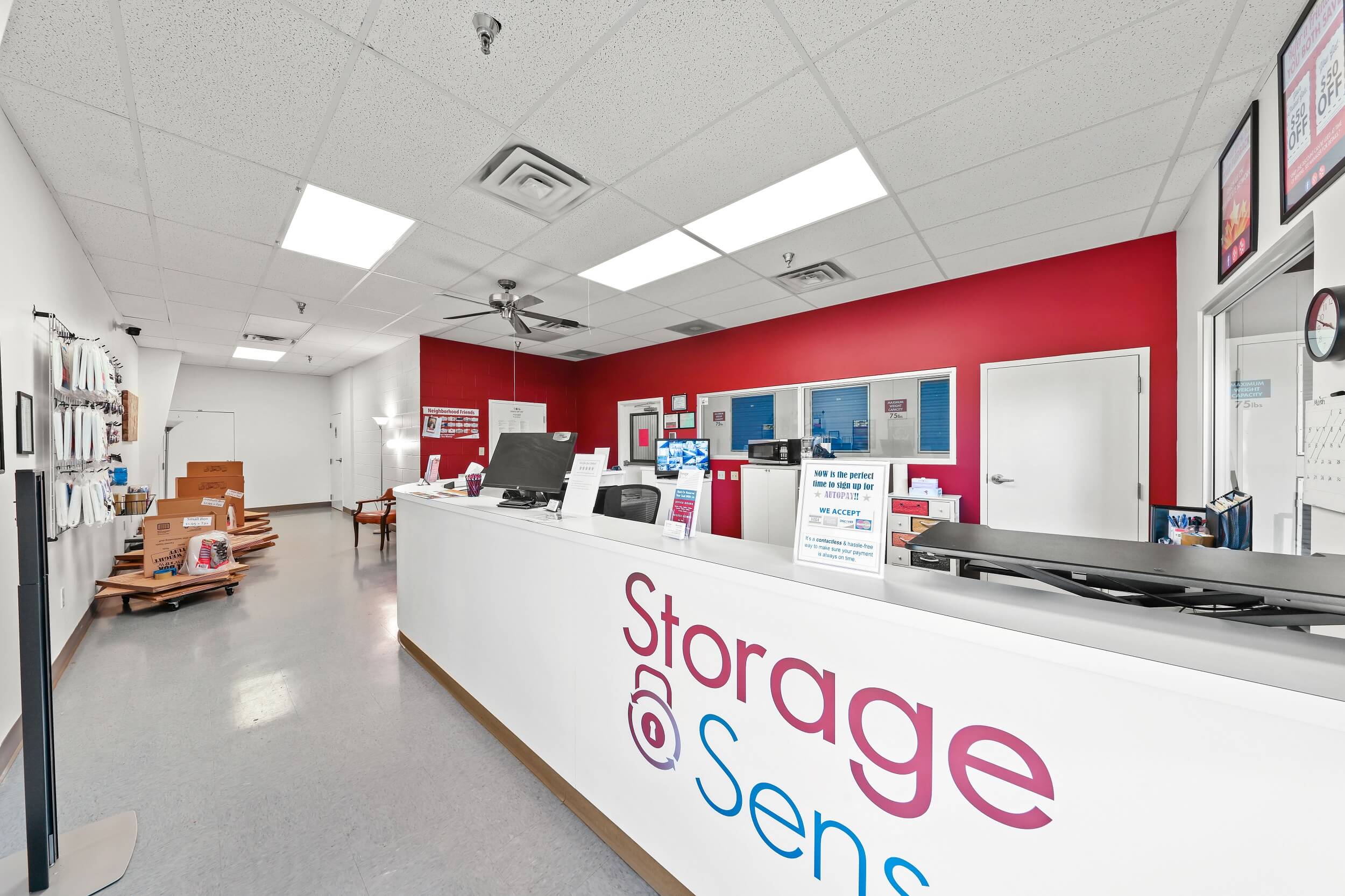 Office Interior at Storage Sense