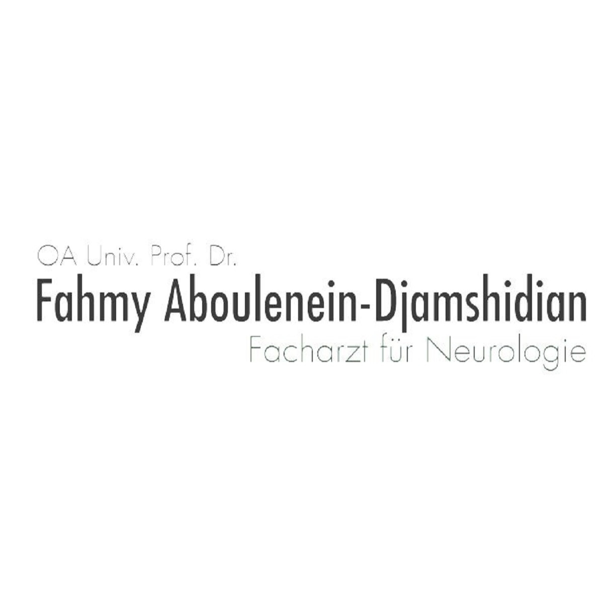 Univ.Prof. Dr. Fahmy Aboulenein-Djamshidian Logo