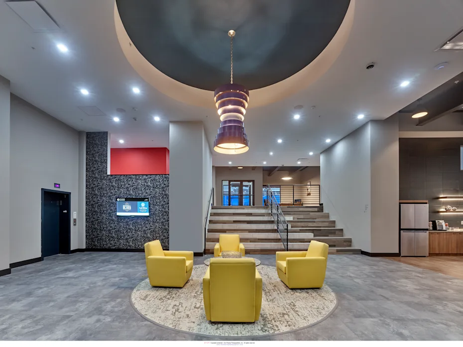 Clubhouse interior couch 