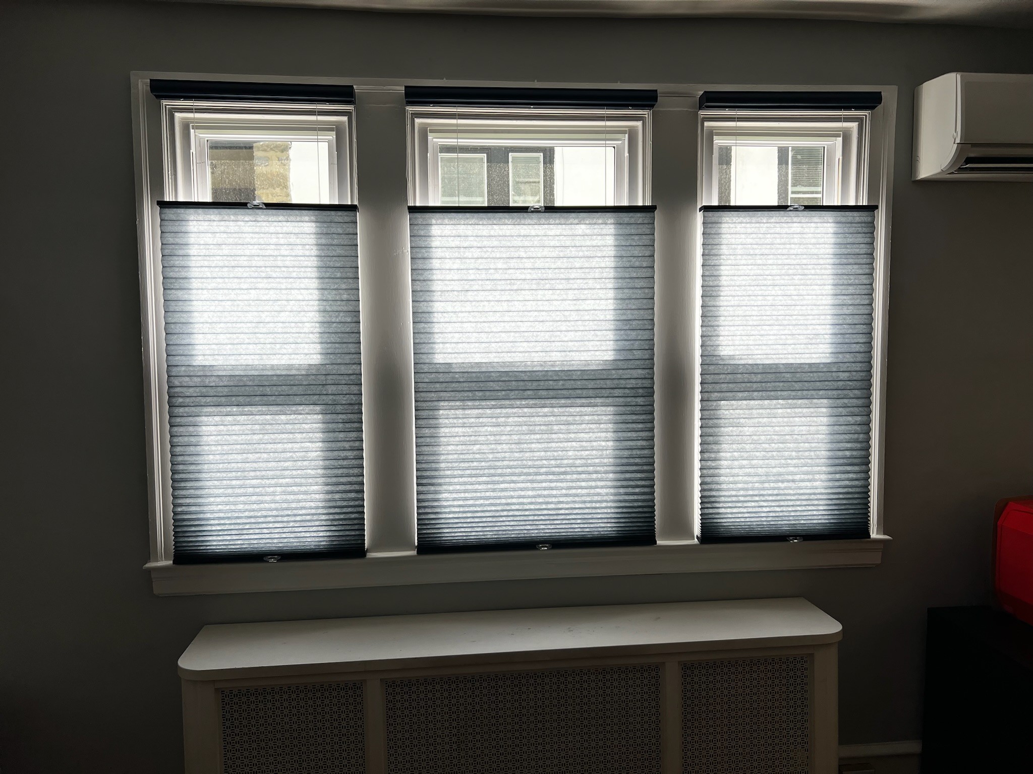 Top down, bottom up cellular shades are a great choice for optimal control over your privacy!