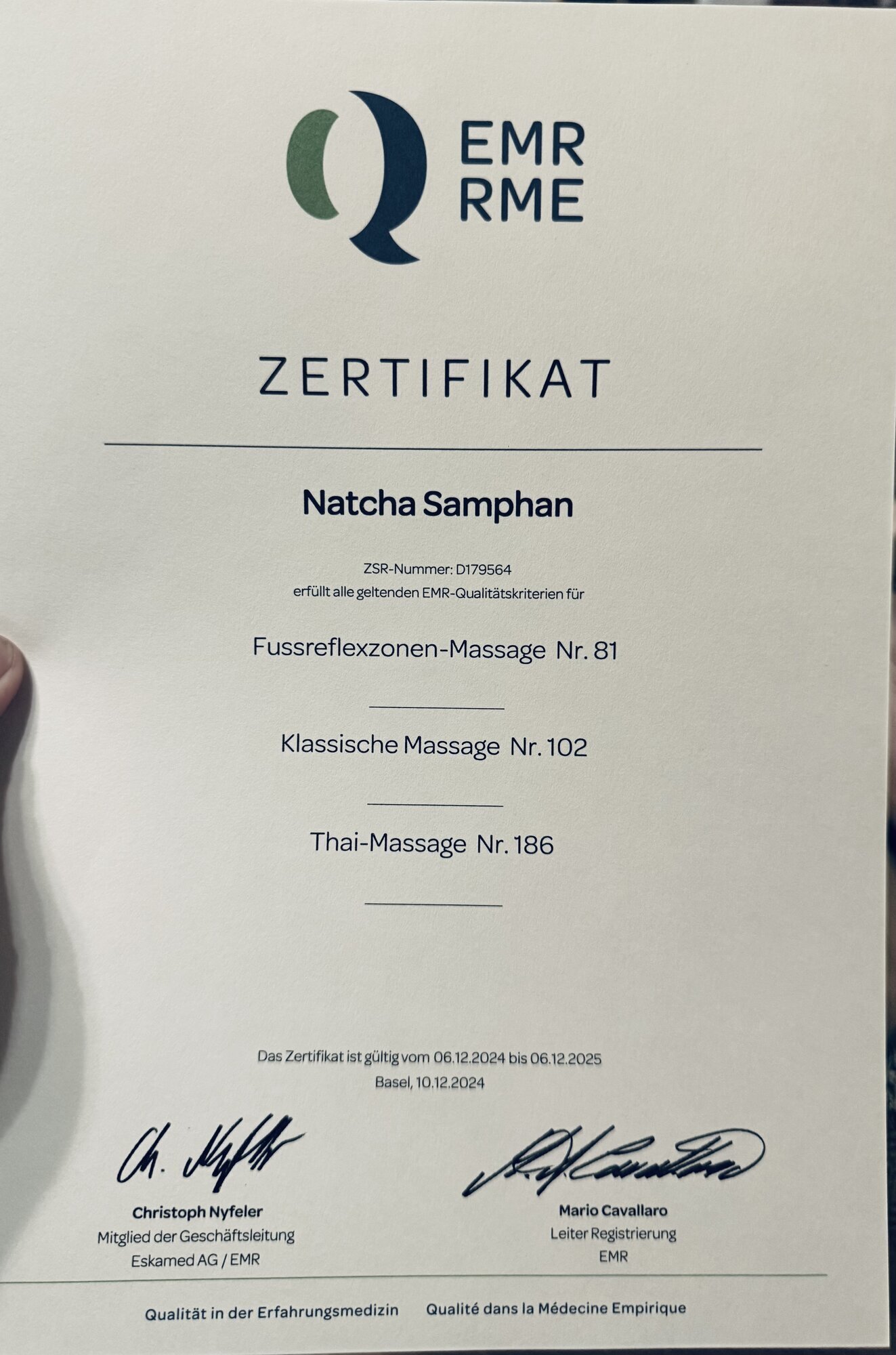 Bilder ThaiVital Thaimassage in Basel, Inhaberin: Natcha Samphan