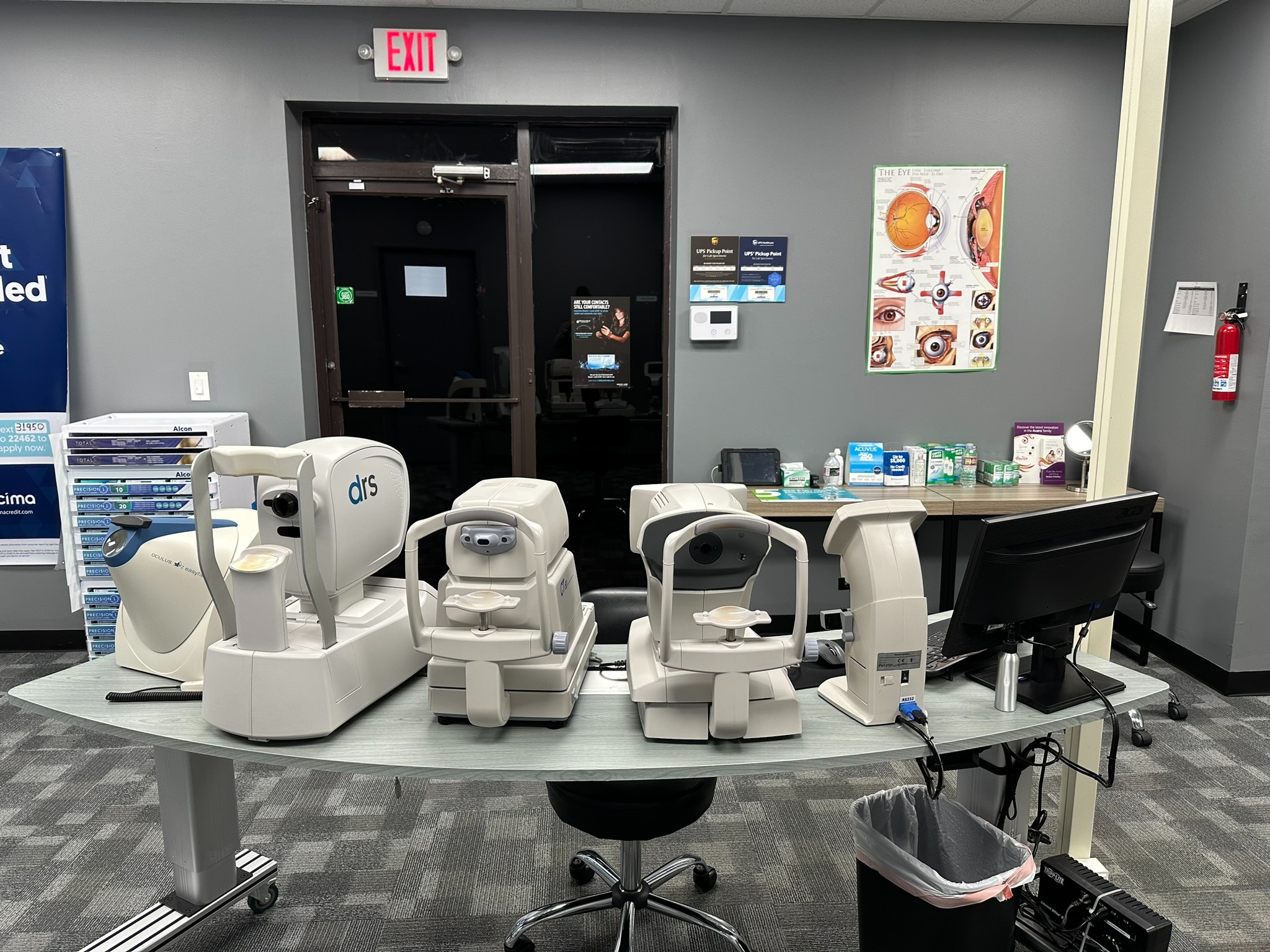 Eye Exam Room at Stanton Optical Store Carrollton TX 75006