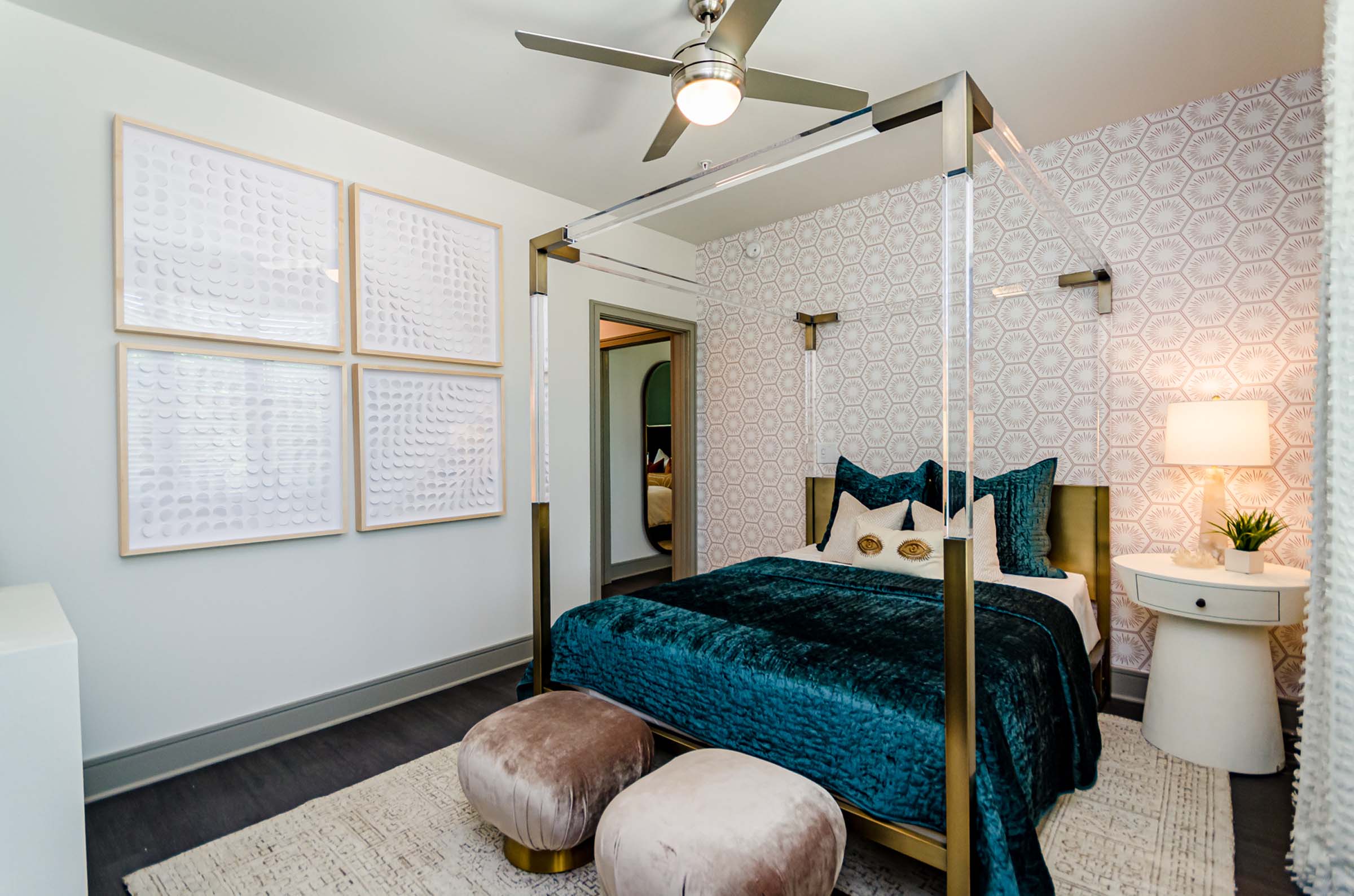 Secondary bedroom at Camden Alpharetta in Alpharetta, GA