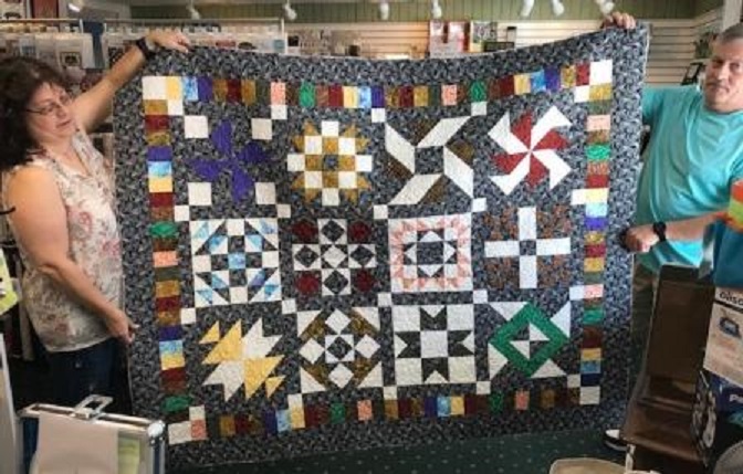 A Block-of-the-Month (BOM) completed by Amy Barrick