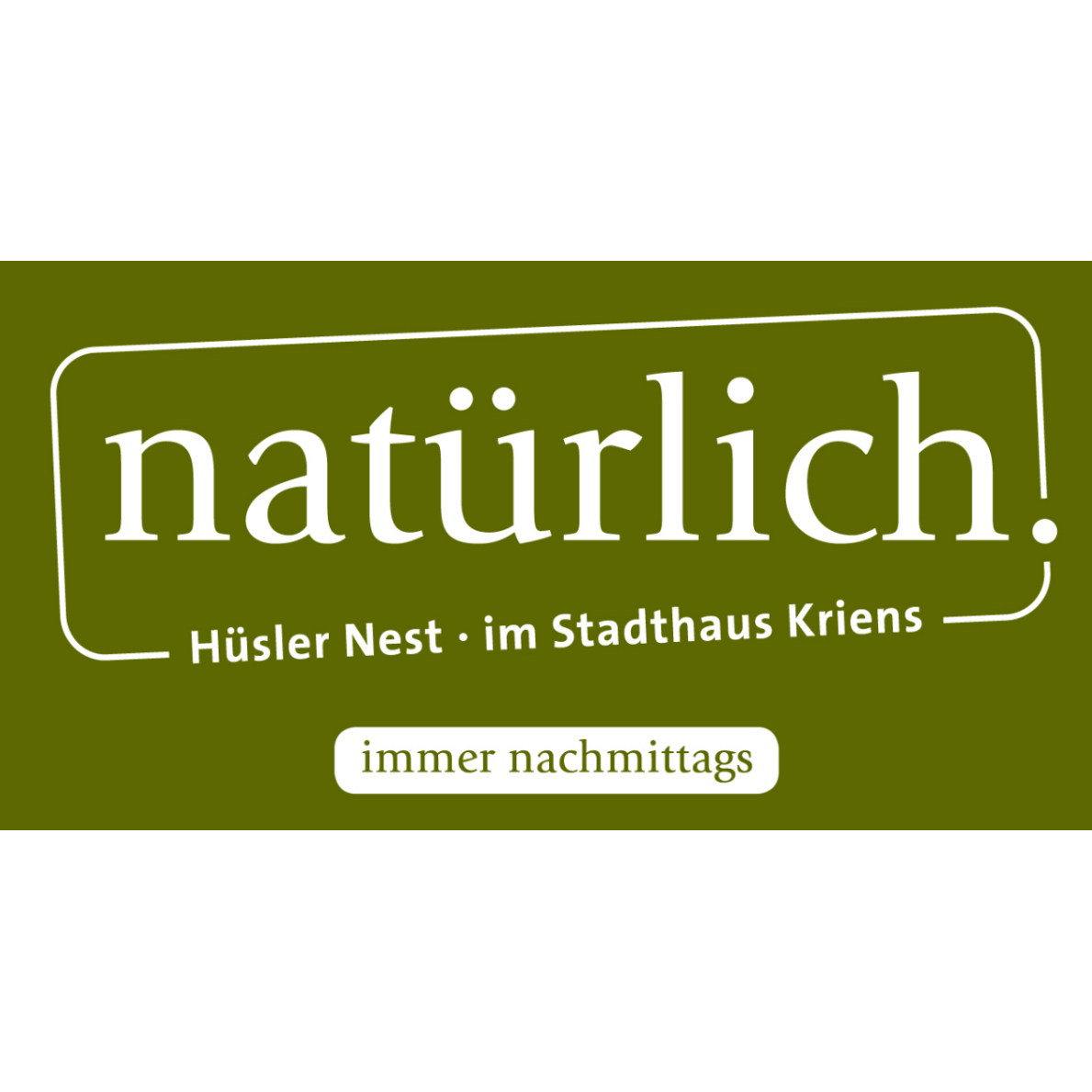 Hüsler Nest im Stadthaus Kriens Logo