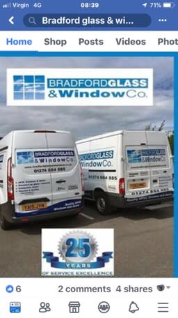 Bradford Glass & Window Co Bingley 01274 884885
