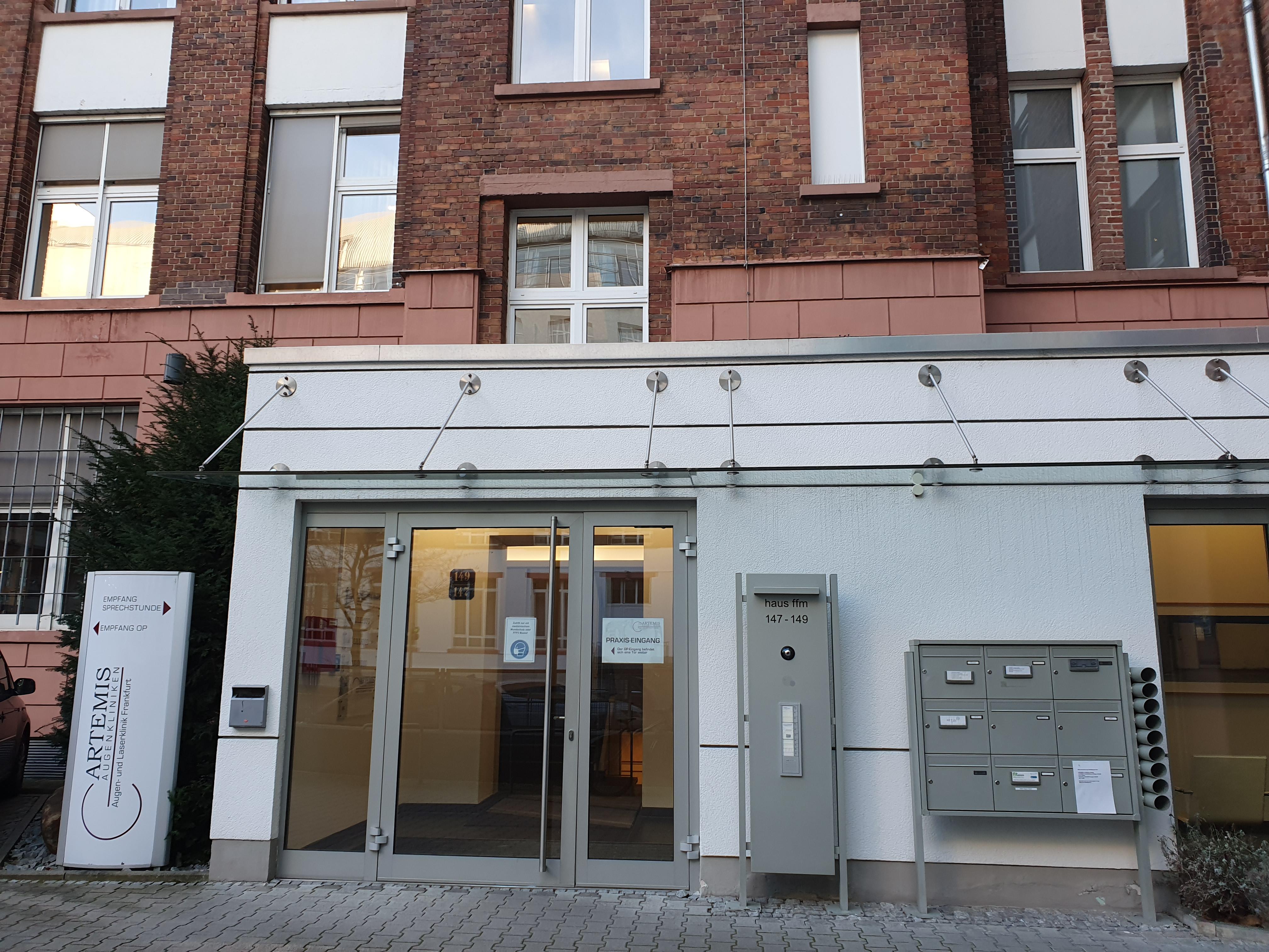 ARTEMIS Augen- und Laserzentrum Frankfurt, Hanauer Landstraße 147-149 in Frankfurt am Main
