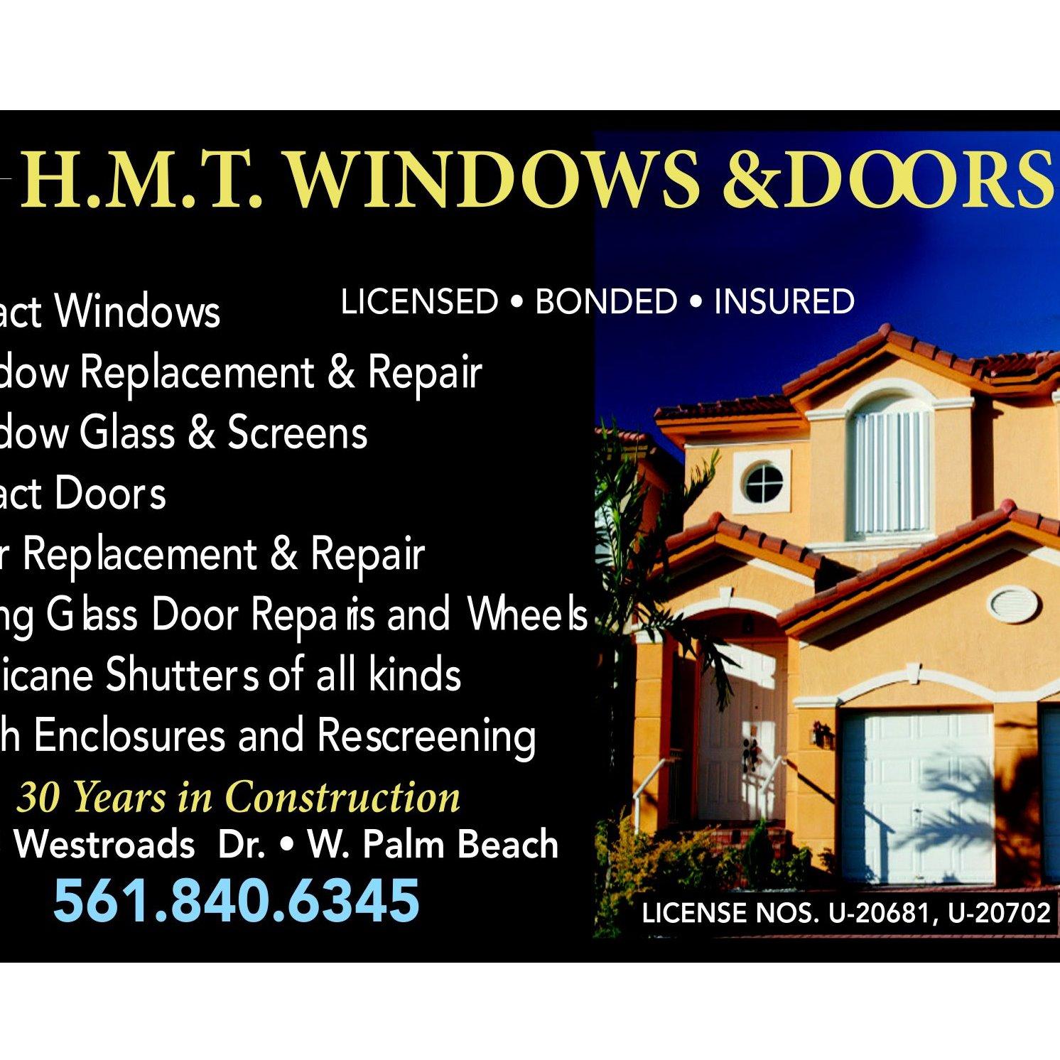 HMT Windows & Doors Logo