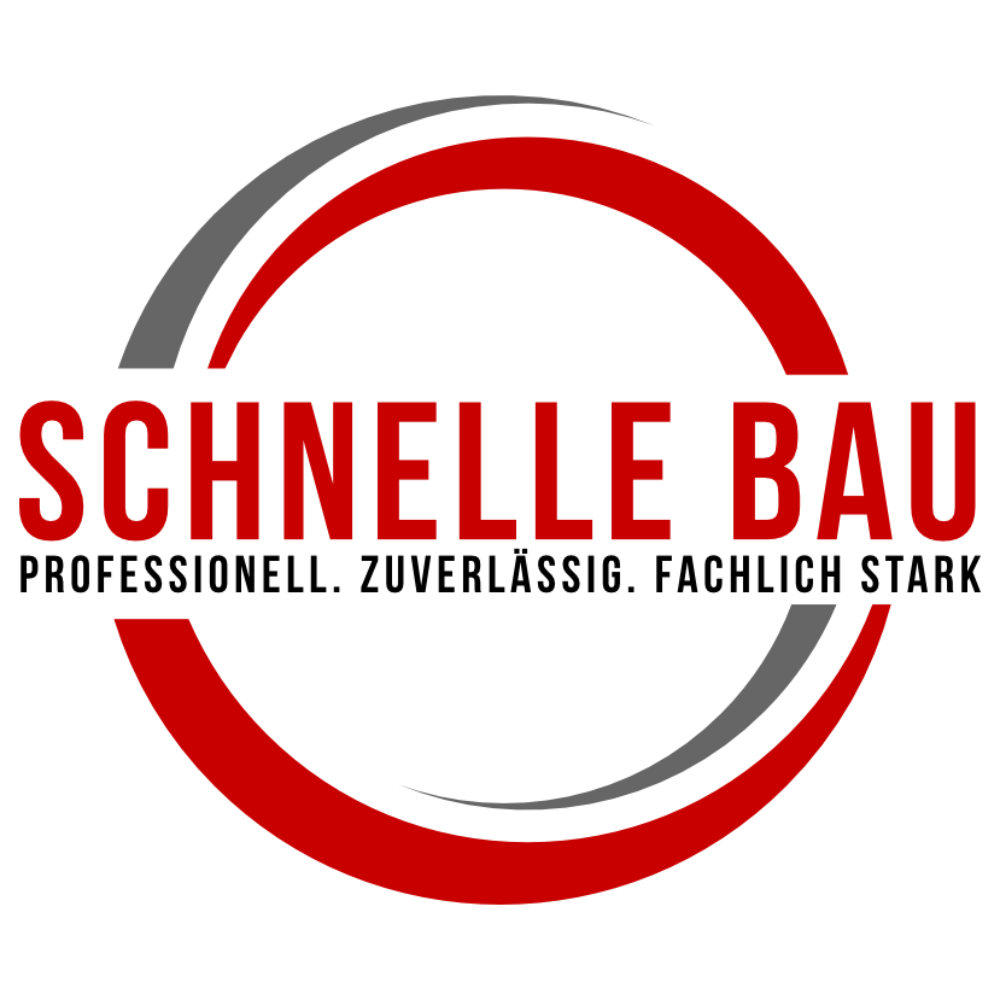 Offizielles Logo der Firma Schnelle Bau. Der Betrieb bietet Leistungen in den Bereichen Fliesenarbeiten, Malerarbeiten, Bodenverlegung und Trockenbau an – tätig in Wendeburg, Peine und Braunschweig.