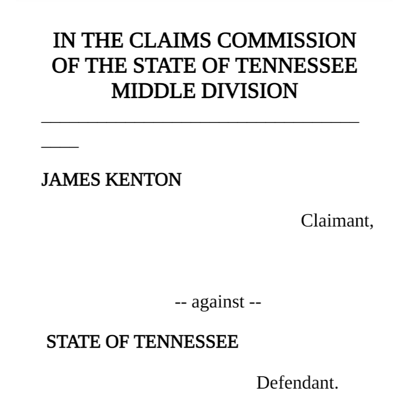 James Kenton - Tennessee
