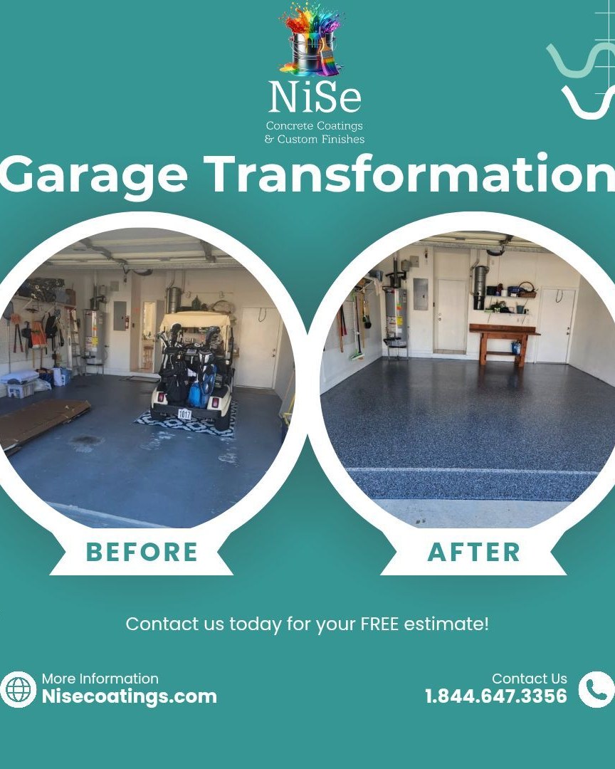 Upgrade your garage with high-performance flooring solutions from NiSe - Concrete Coatings. Our garage flooring services enhance durability, improve aesthetics, and provide long-lasting protection. Whether for residential or commercial garages, we deliver reliable and professional results tailored to your needs.