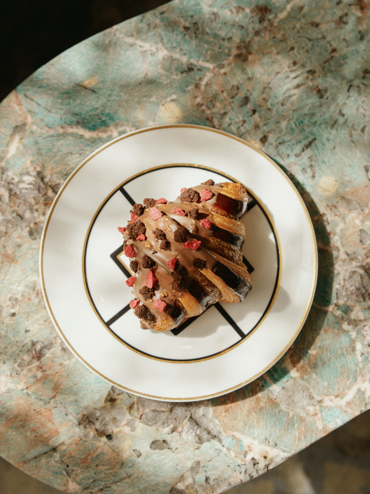 Chocolate & Red Berries dessert