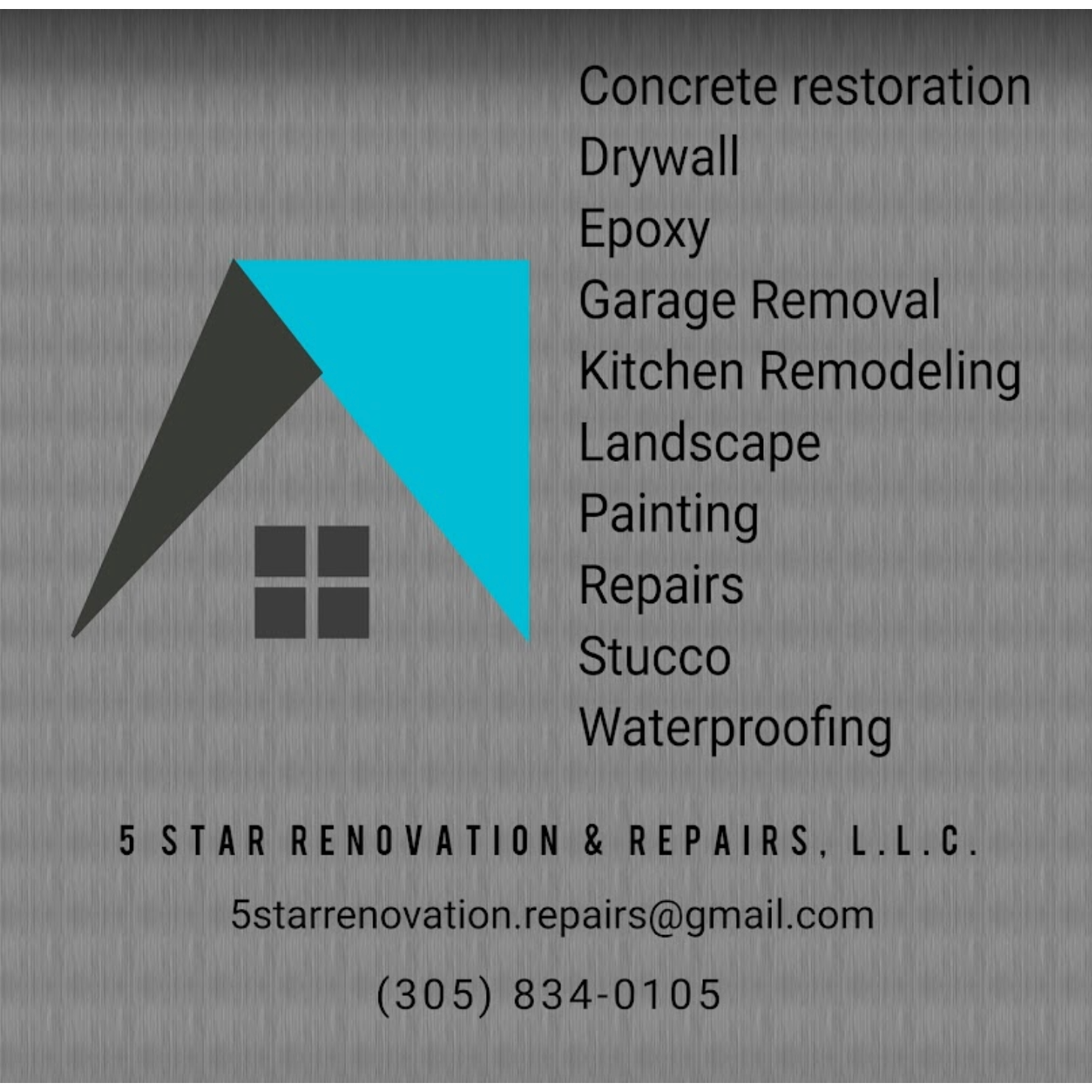 5 Star Renovation &amp; Repairs Logo