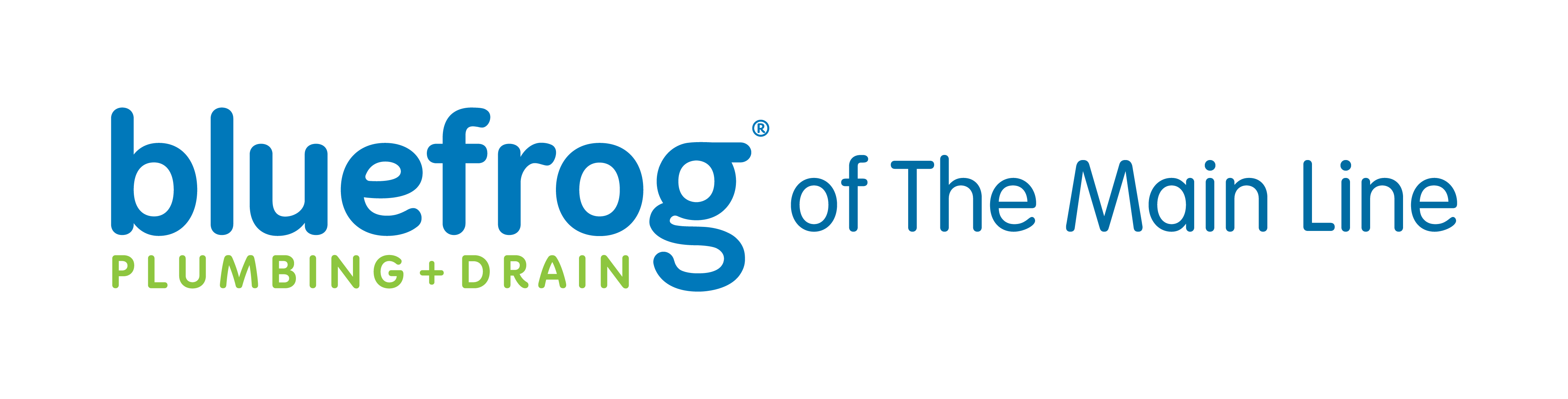 bluefrog of The Main Line logo_full color