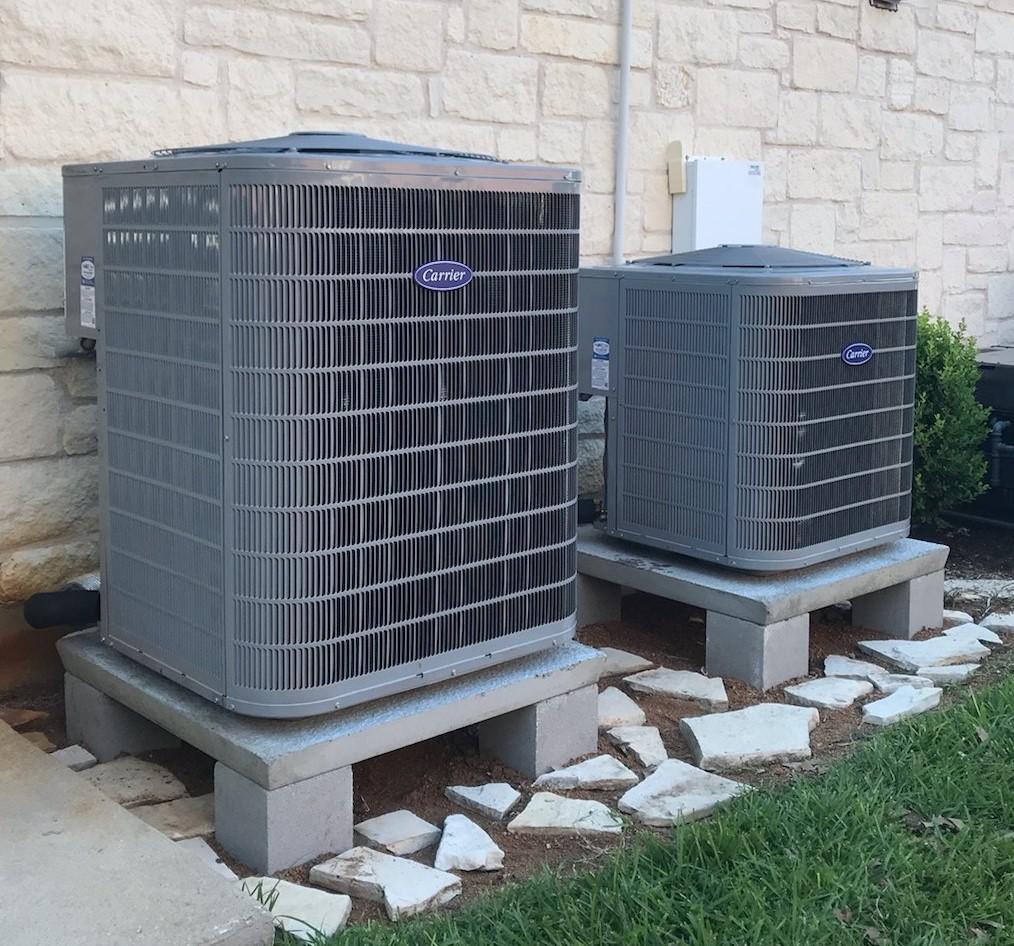 Neal's Heating & AC Carrier air conditioning 16 SEER.