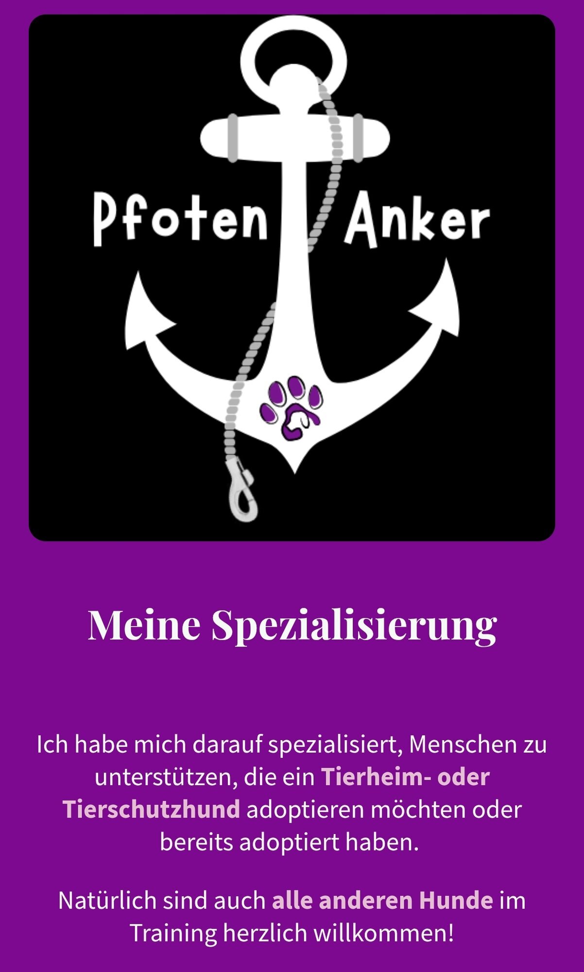 Pfoten Anker, Alt Pastitz 5 in Putbus